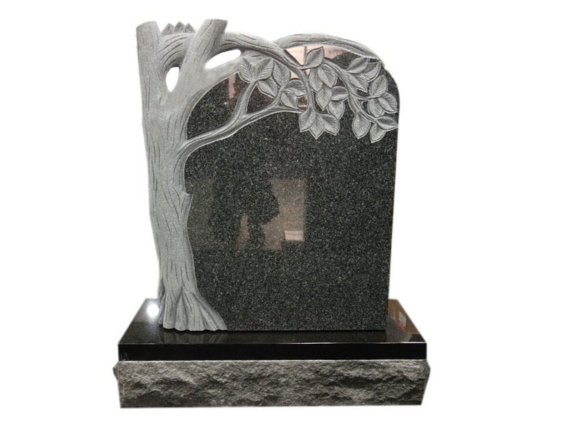 Upright Tree Shaped Headstones For Funeral