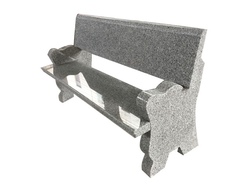 Grey Granite Memorial Benches For Graves