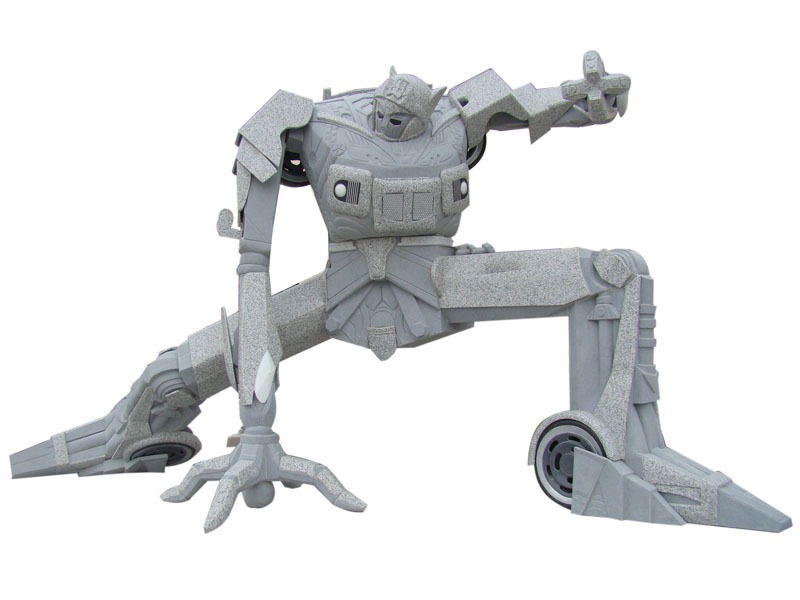 Beautiful Natural Stone Statue of Transformers For Garden